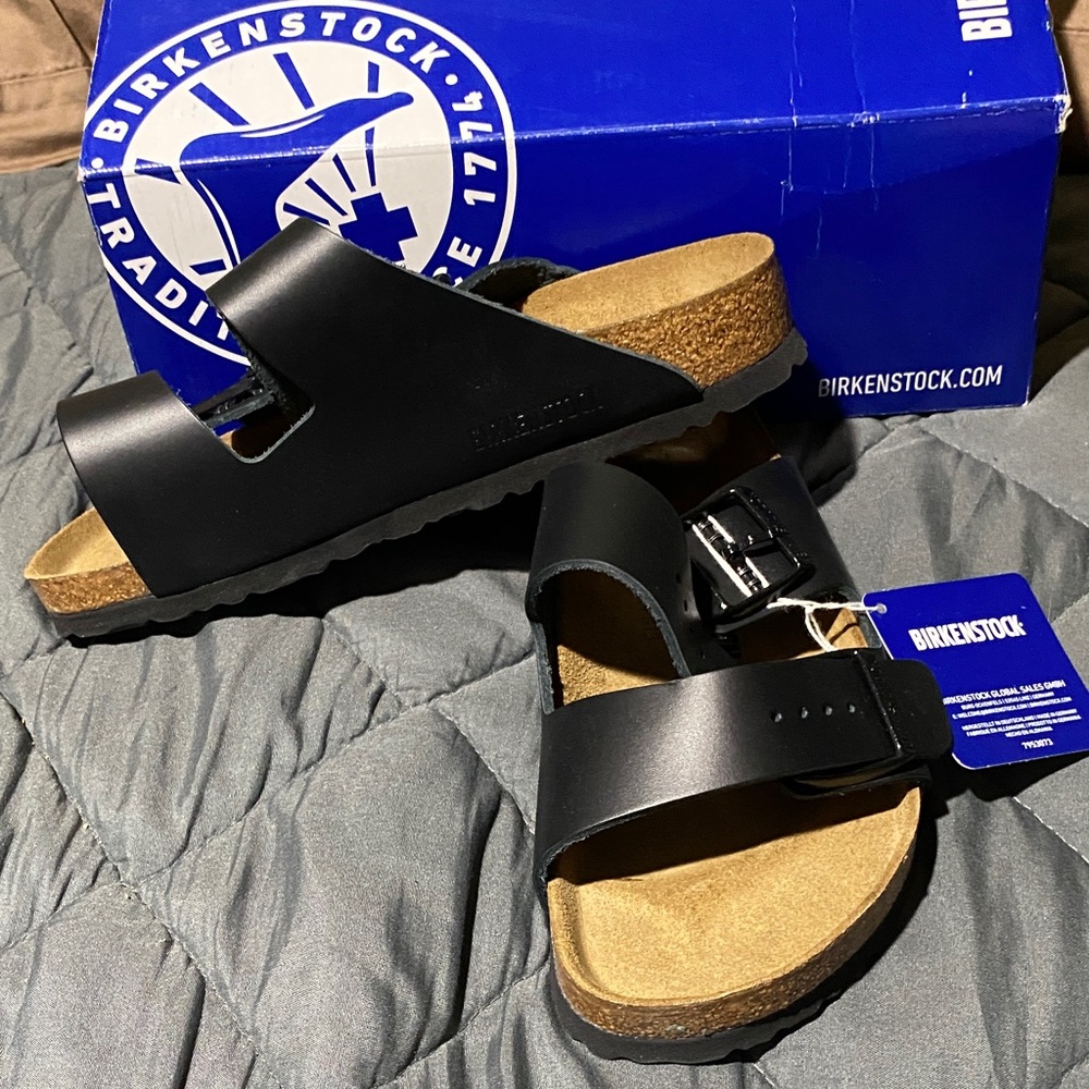 Birkenstock Arizona BS Black and Brown Sandals